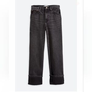 Daze Denim Eastside High Rise Loose Jeans In Black